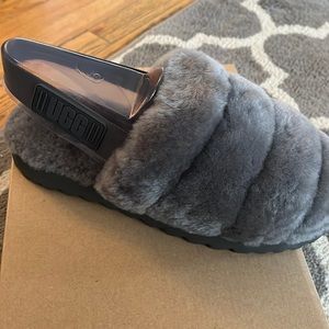 Grey Ugg slippers NWT